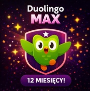 Duolingo Max 12MSC! | Na Własne Konto | AI Chat | Nielimitowane Serca!