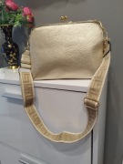 Babcinka bigiel hit pasek parciany motyw grecki eko skóra premium groszek 