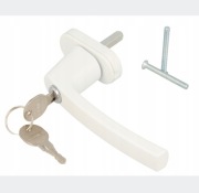 BLOKADA OKNA klamka z zamkiem kluczykiem zabezpieczenie dzieci