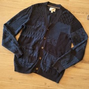 Sweter kardigan SUN STONE Vintage L 100% bawełna 