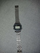 Zegarek Casio A159w vintage przeszłości w użyciu