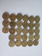 2009r 28szt 2zl kolekcjonerskie rozne