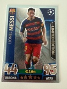 Karta Limited Edition Champions League 2015/2016 Match Attax Messi LE2