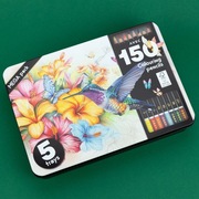 Kredki AVEC 150 sztuk Mega Pack – Metalowa Puszka – Okazja!