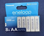 8X AKUMULATORKI PANASONIC ENELOOP R6 AA JAPAN
