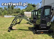 Minikoparka gąsienicowa Cartiwell CW16-Pro Laidong 3-cylindry CW16-plus 1.6