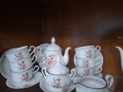 Serwis kawowy bochemia na sześć osób Vintage 