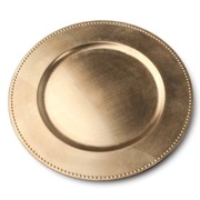 PODTALERZ ZŁOTY 33CM PODKŁADKA POD TALERZ 