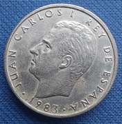 Moneta Hiszpania 10 peset 1983