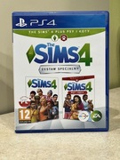 THE SIMS 4 PS4 PODSTAWA + DODATEK PSY I KOTY PO POLSKU STAN IDEALNY