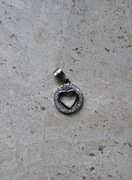 Zawieszka srebrna serce 