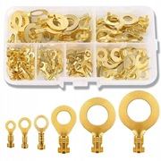 Zestaw 150szt. konektorów oczkowych nieizolowanych Zestaw