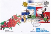 FDC - wydanie wspólne Urugwaj - Polska (URUGWAJ)