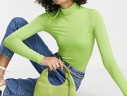 & Other Stories bluzka limonkowa rozm XS 