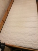 Łóżko pojedyńcze drewno lite sosnowe, naturalne, szuflady – 90x200