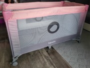 Łóżeczko turystyczne Lionelo Stefi Pink Ombre + materacyk Fiki Miki