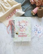 Personalizowany pamiętnik z koalą + zestaw naklejek + eko worek z imieniem