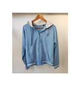 baby blue bluza rozpinana z kapturem zasuwana z kieszeniami sportowa dres