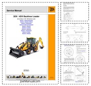 JCB 3DX 3DX XTRA 3DX SUPER 4DX Service Manual Instrukcja serwisowa