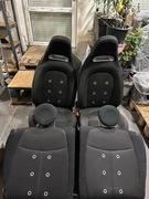 Fotele samochodowe FIAT 500 Abarth PRZÓD + TYŁ Stan IDEALNY