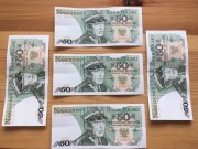 50 złotych, PRL, 1988 r, 5 numerów kolejnych, 5 szt. komplet 50 zł