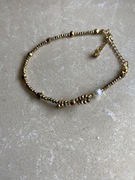 Bransoletka z hematytu z kokardką 