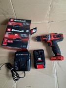 Wkretarka Einhell 18v+ładowarka+bateria 2,5Ah