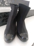 Calvin Klein botki czarne r.40 j.nowe