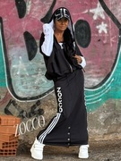 ZOCCO Sportowy komplet - bluza z kapturem i maxi spódnica