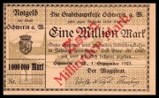 Skwierzyna - Schwerin an der Warthe, Stadt, 1923, 10 mrd MK 
