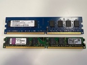 testowane kości RAM DDR2
