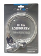 Linka zabezpieczająca Natec NZL-0225 1,8 m