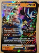 JUMBO LUCARIO GX SM100 20cm X 14cm!!! FULL ART (HOLO) NM