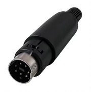 Wtyk mini DIN 7p albo 8p, port tape albo joystick Commodore C16, C116, +4