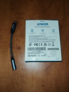 Adapter usb c jack 3.5mm renomowanej firmy anker z funkcją DAC