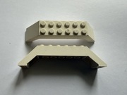 LEGO PODWÓJNY SKOS DASZEK 45 10x2x2 BIAŁY 30180 2 szt