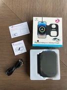 MAGNETYCZNA SKŁADANA ŁADOWARKA BEZPRZEWODOWA 3W1 APPLE IPHONE AIRPODS
