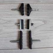 KLOCKI HAMULCOWE ROWEROWE RÓŻNE 3 RODZAJE 6 SZT.