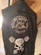 Kamizelka Harley Davidson z naszywkami