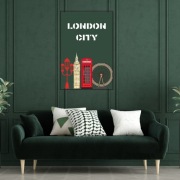 Plakat A3, Grafika Londynu, Ilustracja miasta