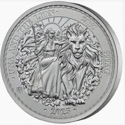 Srebrna moneta St Helena Una and the Lion 2 oz 2023