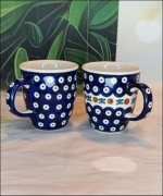 Kubek ceramiczny Mars Bolesławiec 300ml dwupak ceramika Bolesławiec  