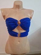 Granatowy Top bez ramiączek SHEIN  rozmiar S 