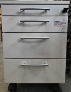 Kontenerek Biurowy Szafka pod Biurko 4 Szuflady dł 60 szer 40 wys 57