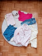 Zestaw ubrań mix 140 dziewczynka