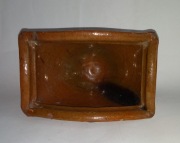 STARY KAFEL GARNKOWY GLINA WARMIA ŚWIECZNIK NA KOMODĘ KOMINEK