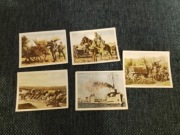 stare karty kolekcjonerskie obrazki żołnierzy, różne z 2 wojny światowej