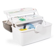 APTECZKA Organizer pojemnik skrzynka na leki kasetka rozkładana