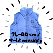 Bezrękawnik chłopięcy 74-80 cm / 9-12 miesięcy 