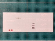 kalkomania z wadami na zmodernizowaną lokomotywę SM42-1603 PKP CARGO